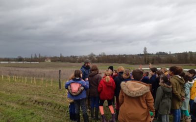 AAC Puits de Chez Drouillard : Des haies plantées par les élèves de Barbezieux-Saint-Hilaire au service de la qualité de l’eau et la biodiversité